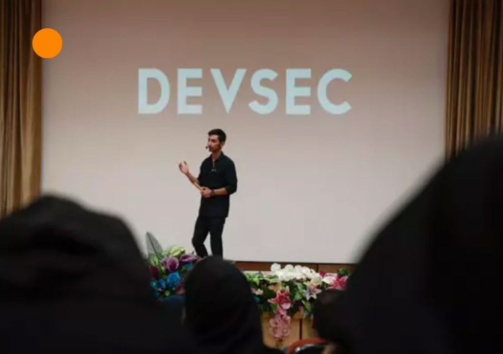 Behzad Qasemi at the DEVSEC Conf 2022
